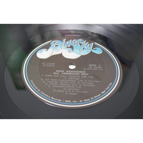 CBS Records 1973 Rick Derringer All American Boy 12" Vinyl LP - Picture 3 of 7